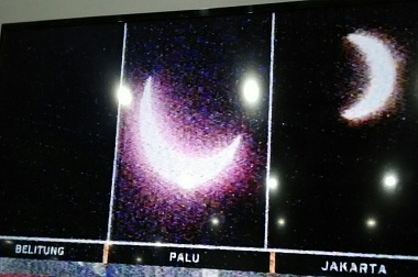 Gerhana Matahari Total, Langit Bangka Gelap Dua Menit