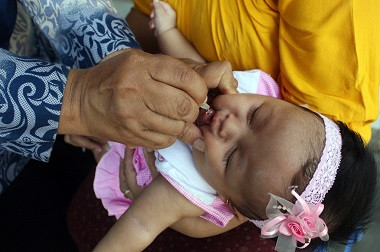 Lebih 200 Ribu Balita di Medan Ditargetkan Dapat Vaksin Polio