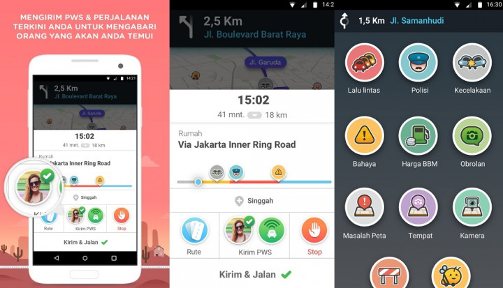 Waze Versi Terbaru Tersedia untuk Android  