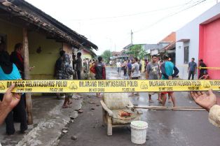 Pipa Gas Lapindo Bocor, 1 Rumah Terbakar