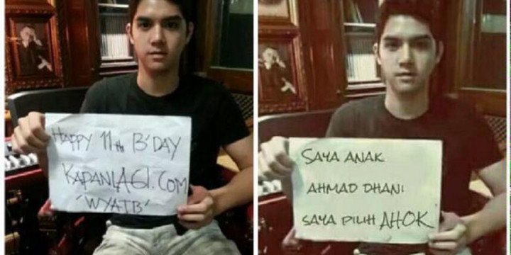 Foto Al Dukung Ahok, Ini Reaksi Ahmad Dhani