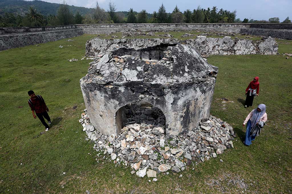 Benteng Sejarah Indra Patra Memprihatinkan