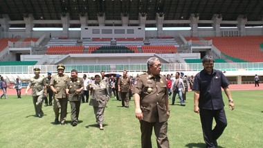 Gubernur Aher Optimistis Pembukaan PON Jabar di Stadion GBLA