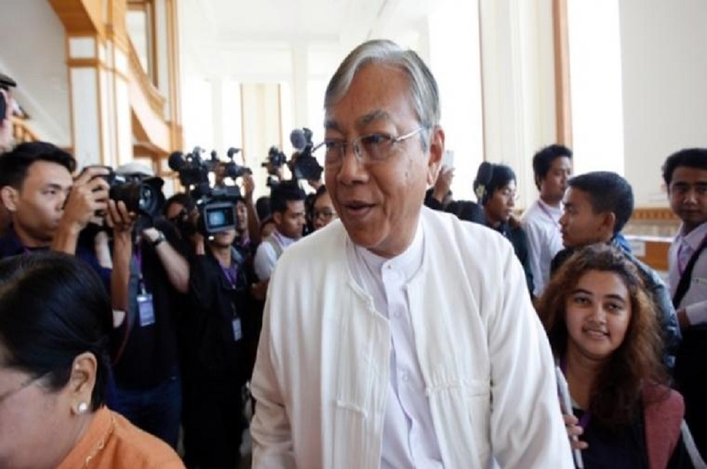 Presiden baru Myanmar, Htin Kyaw. (Foto: AFP)