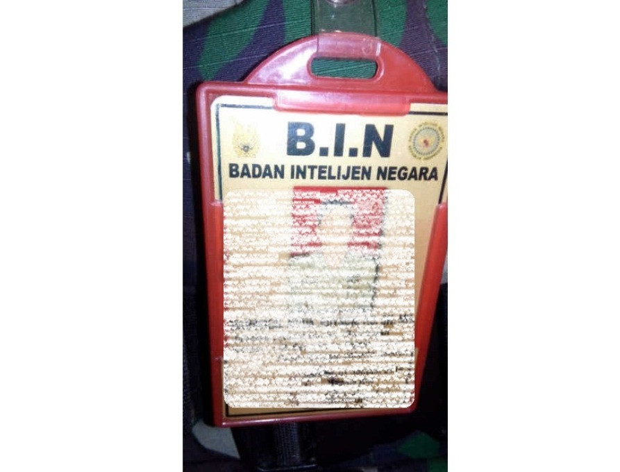 Kartu indentitas BIN palsu. (Metrotvnews.com/Farida Noris)