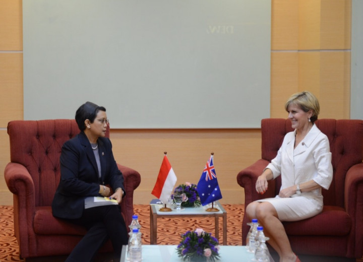 Menlu RI-Menlu Australia Matangkan Persiapan Akhir sebelum Bali Process