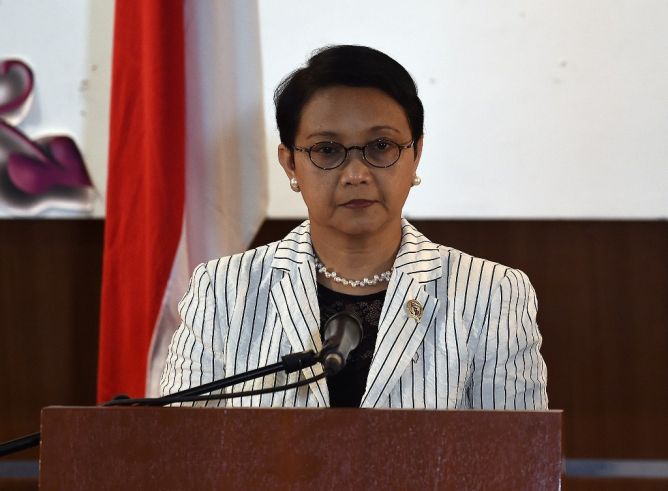 Minister of Foreign Affairs Retno Marsudi (Photo: AFP)