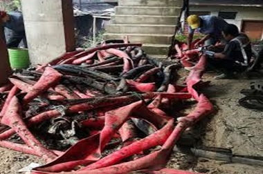 Polisi belum Terima Laporan soal Sampah Kabel Jalan Astanaanyar