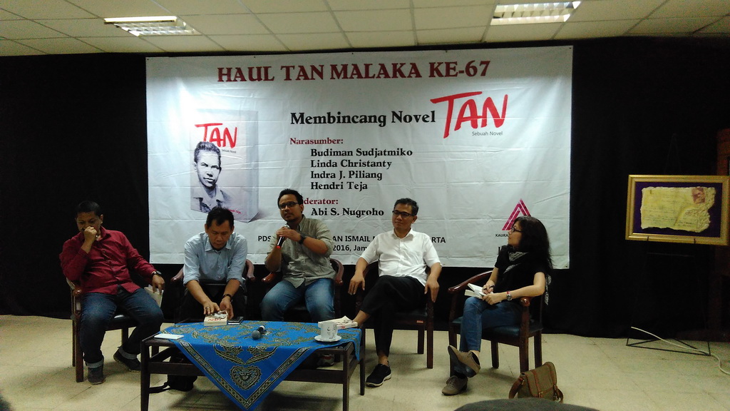 Bincang-bincang novel TAN (Foto: Metrotvnews.com/Putu)