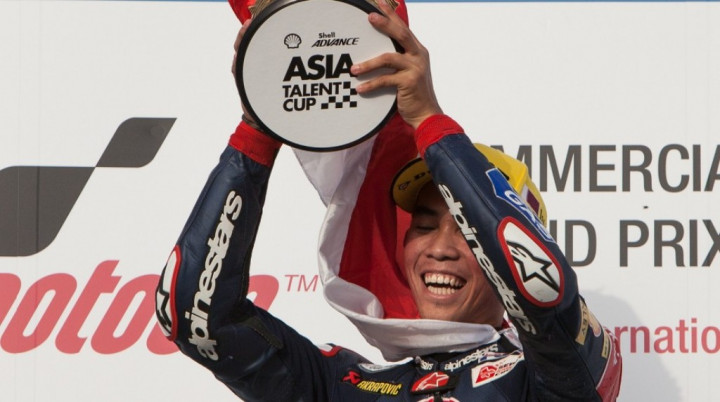 Pembalap Indonesia Berhasil Naik Podium Utama di Qatar