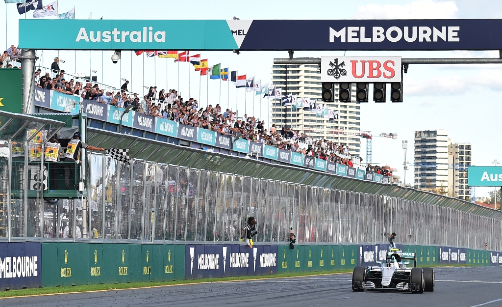 Nico Rosberg finis tercepat di GP Australia (Foto: AP/Theo Karanikos)