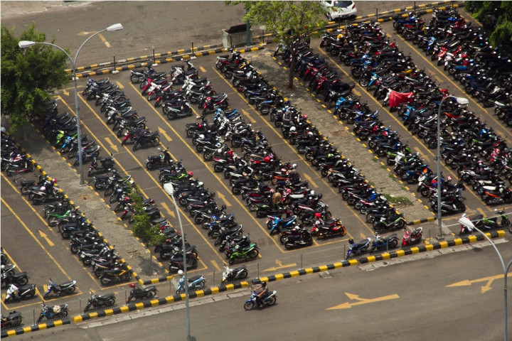 Sebagian Area Parkir Mapolda Ditutup saat Acara Pisah Sambut Kapolda Metro