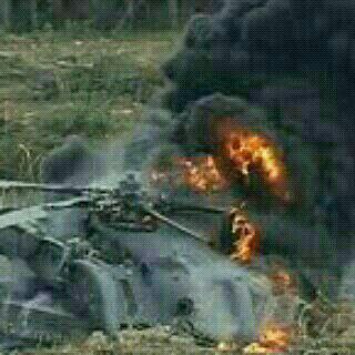 Helikopter TNI AD jatuh di Poso. Foto: Dok/Istimewa.