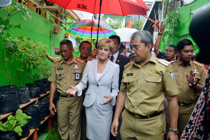 Menlu Australia Apresiasi Lorong Garden Makassar