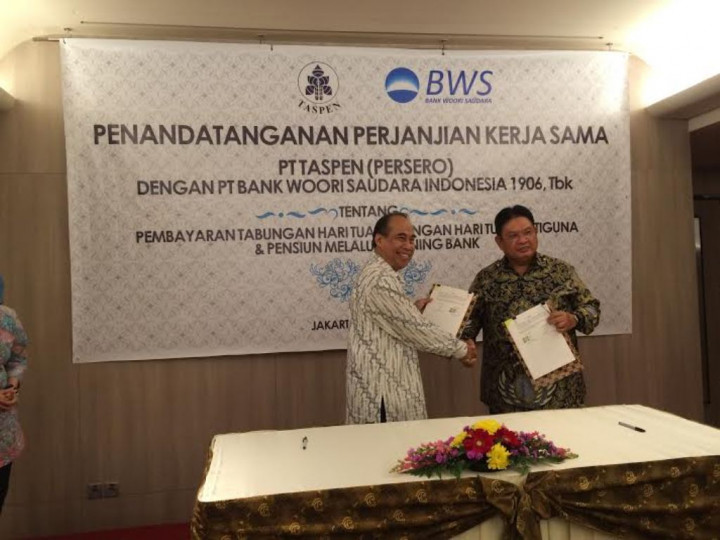 Taspen-Bank Woori Perpanjang Kerja Sama Pembayaran Dana Pensiun