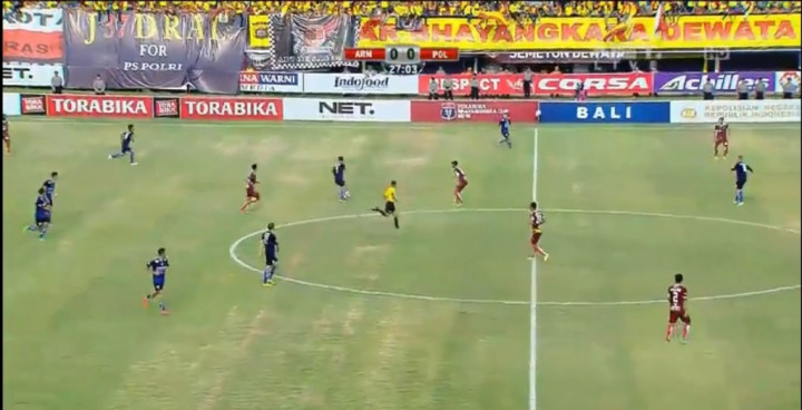 Arema - PS Polri Masih Sama Kuat