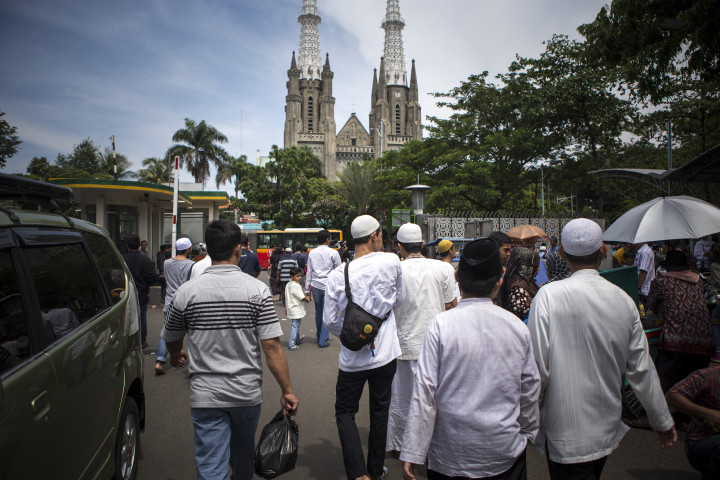 Polisi Antisipasi Keramaian di Istiqlal & Katedral