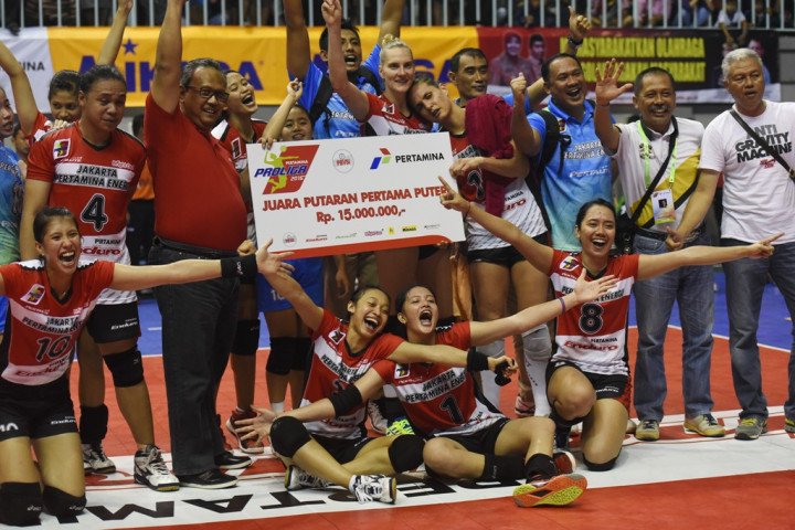 Tim Putri JPE Targetkan Rebut Tiket Grand Final Proliga 2016