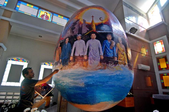 Telur Paskah Terbesar di Indonesia