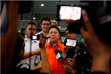 Tersangka Simulator SIM Dijebloskan ke Rutan Guntur