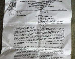 Pemerintah Layangkan Surat Penggusuran ke Luar Batang
