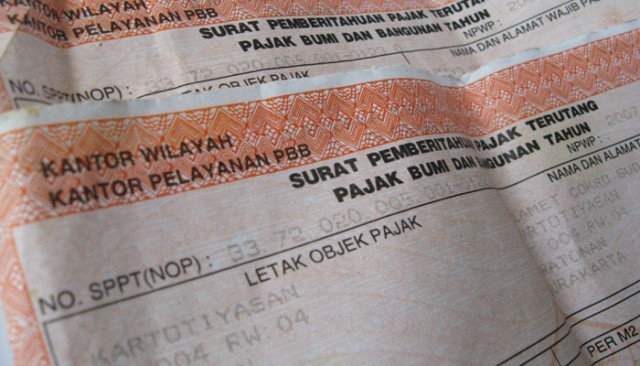 Ilustrasi pajak bumi bangunan