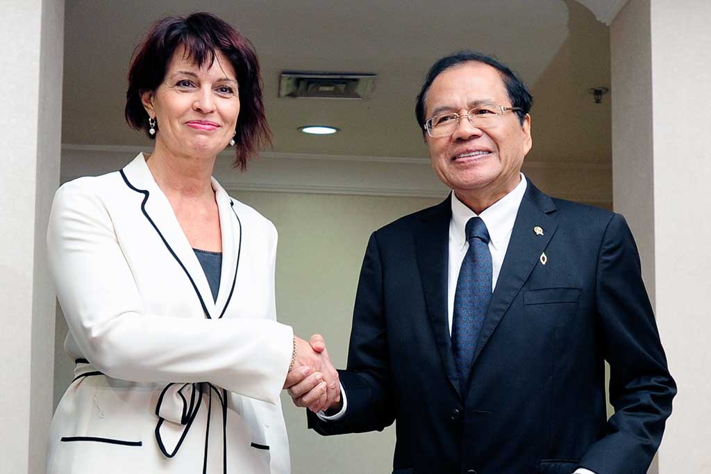 Menko Maritim Terima Kunjungan Wapres Swiss