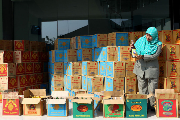 BPOM DIY Amankan Ribuan Botol Jamu Ilegal