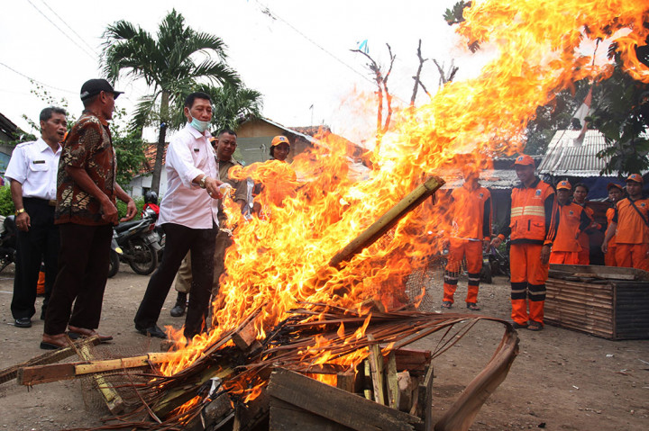 Petugas Gabungan Razia dan Musnahkan Unggas