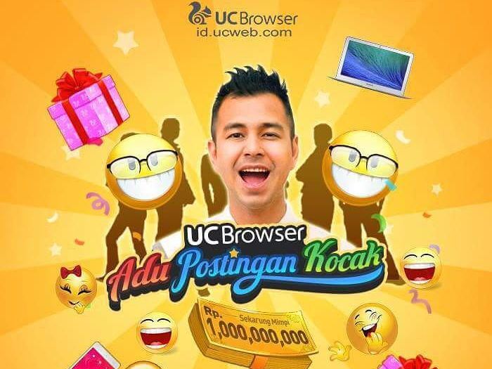 UC Browser menggelar kontes Adu Postingan Kocak dengan hadiah hingga miliaran rupiah