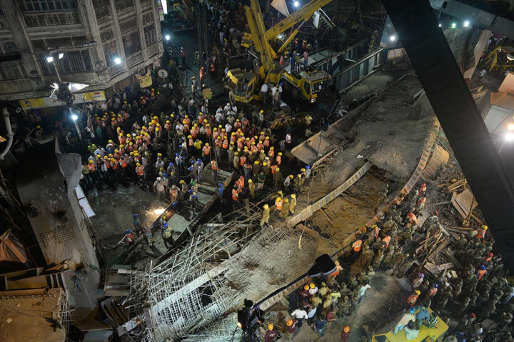 Korban Tewas Ambruknya Jalan Layang di India Jadi 22 Orang