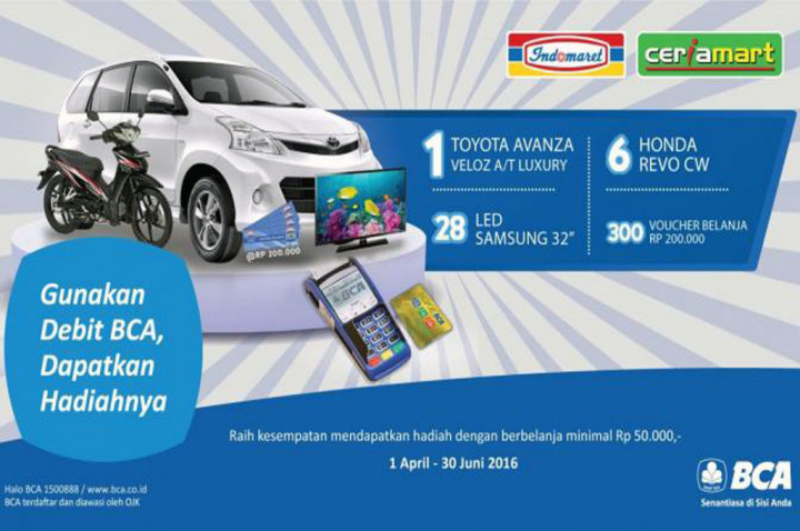 Bayar dengan Debit BCA di Indomaret, Bawa Pulang Avanza Veloz!