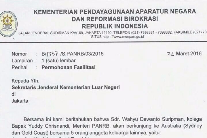 Hanura Akan Investigasi Surat Permintaan Fasilitas Diduga dari Menteri Yuddy