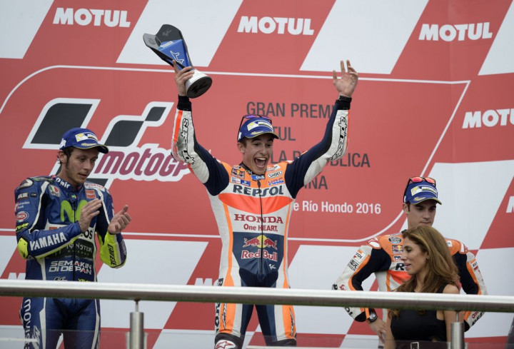 Daftar Peraih Podium Moto3, Moto2, dan MotoGP Argentina