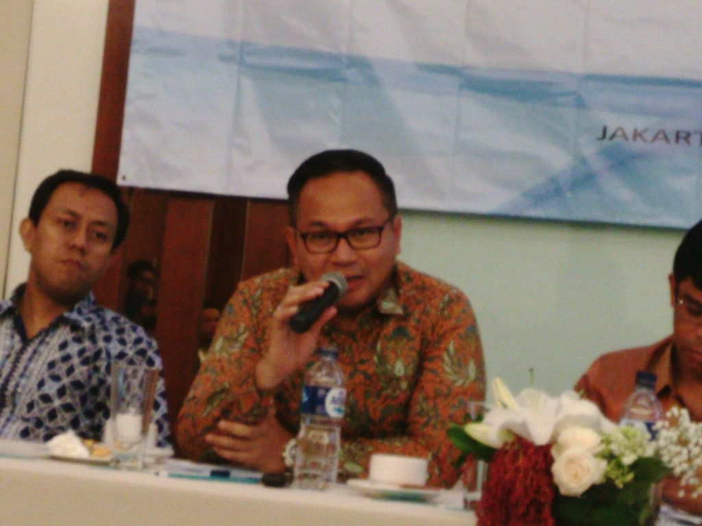 Direktur PT Bank Mandiri (Persero) Tbk Kartiko Wirjoatmodjo. MTVN/Eko Nordiansyah. 