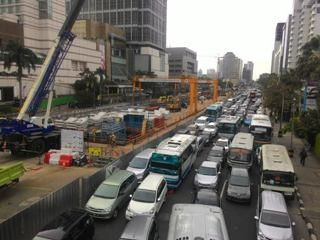 Uji Coba Perdana Penghapusan 3 in 1, Lalin Lebih Padat