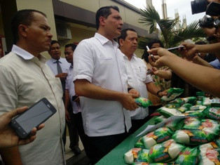 25 Ton Gula Pasir Ilegal Gagal Beredar di Medan