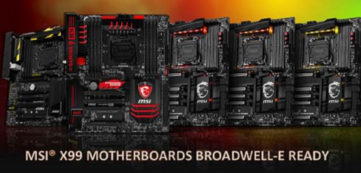 Motherboard X99 MSI Siap Gunakan Prosesor Intel Broadwell-E