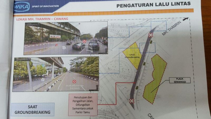 Ini Pengalihan Arus Lalu Lintas Saat <i>Groundbreaking</i> Jalan Layang Semanggi