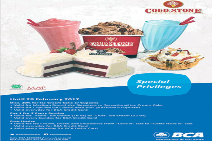 Nikmati Berbagai Promo di Cold Stone Creamery!