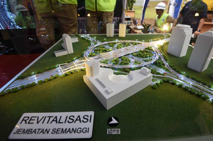 Pembangunan Jembatan Layang Semanggi Resmi Dimulai