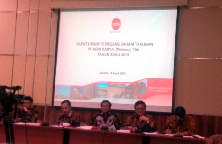 Adhi Karya Sebar Dividen Rp93,38 Miliar