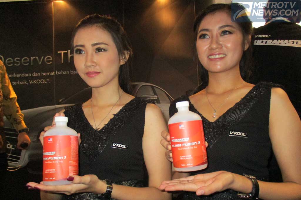 Ultramaster Glass Fusion, obat kaca yang bisa melindungi kaca dari goresan akibat debu atau kerikil. MTVN/Ekawan Raharja