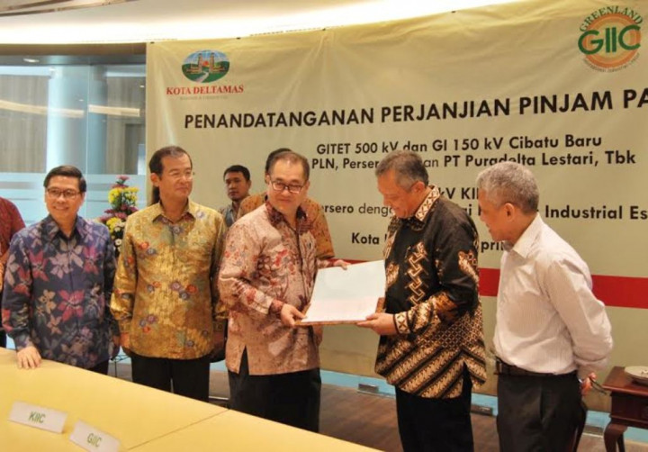 Kota Deltamas Teken Pinjam Pakai Lahan dengan PLN