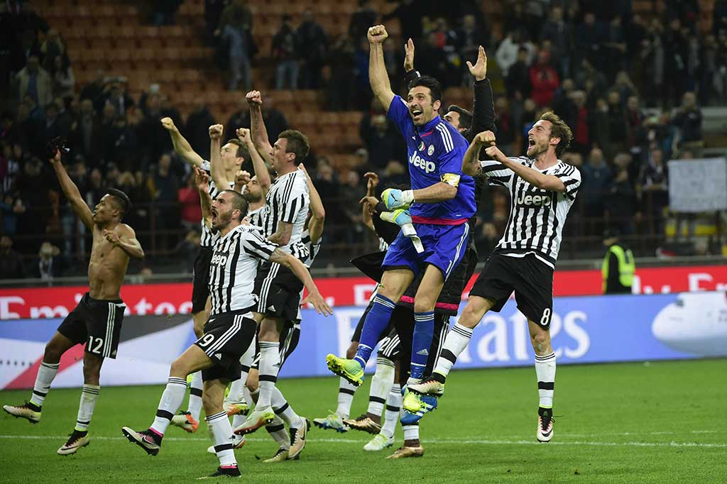 Juve Tundukkan Milan di San Siro