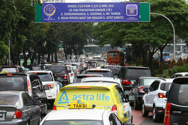 Belum Ada Pengalihan Lalin Terkait Penghapusan 3 in 1