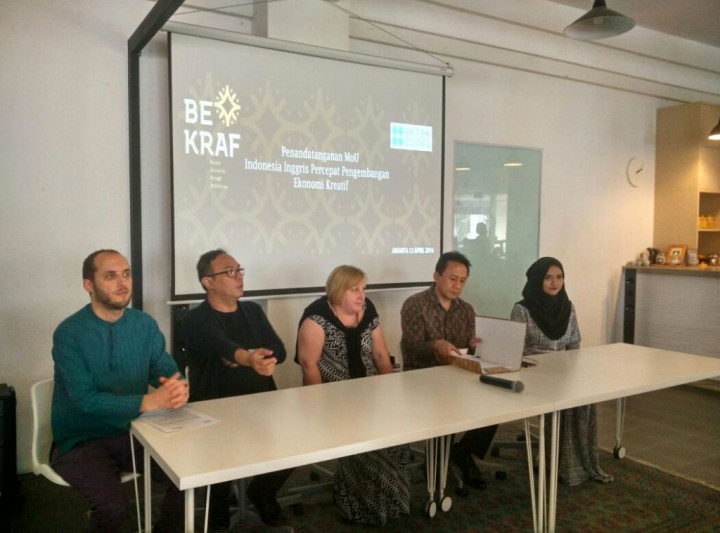 Bekraf-British Council Siap MoU untuk Industri Kreatif