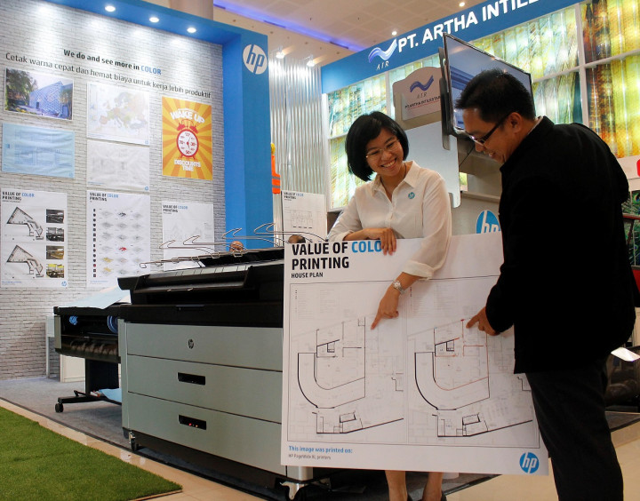 HP Rilis Printer Khusus Arsitek PageWide XL 5000 MFP di Indonesia