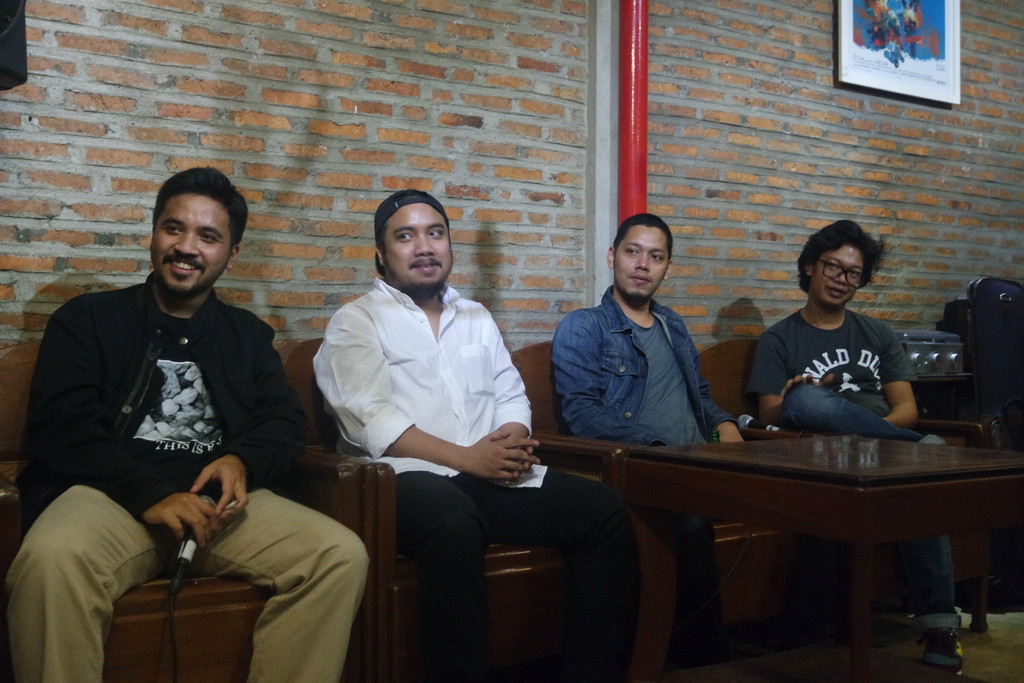 kiri ke kanan: Eky, Aji, Widi dan Anton (Foto: Metrotvnews/Putu)