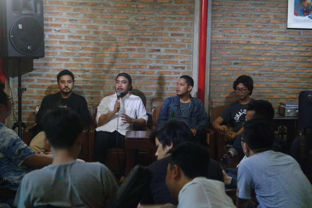 kiri ke kanan: Eky, Aji, Widi dan Anton (Foto: Metrotvnews/Putu)